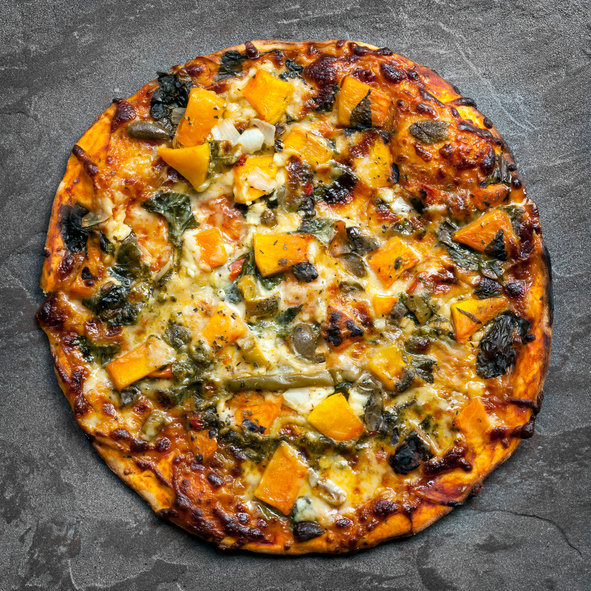 Butternut Squash Veggie Pizza